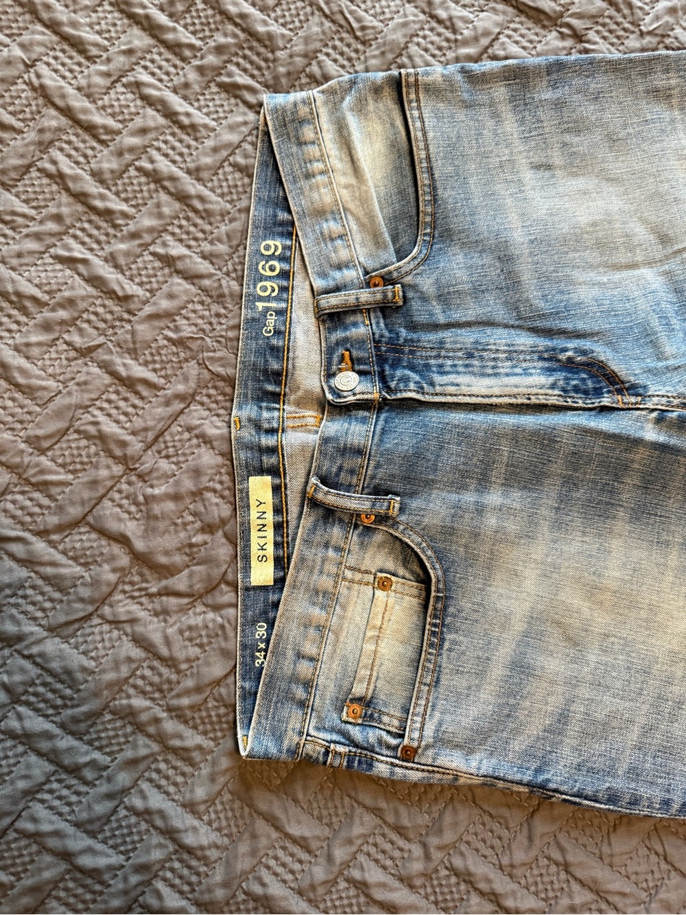 GAP Light Blue Skinny Jeans - 1969 Collection